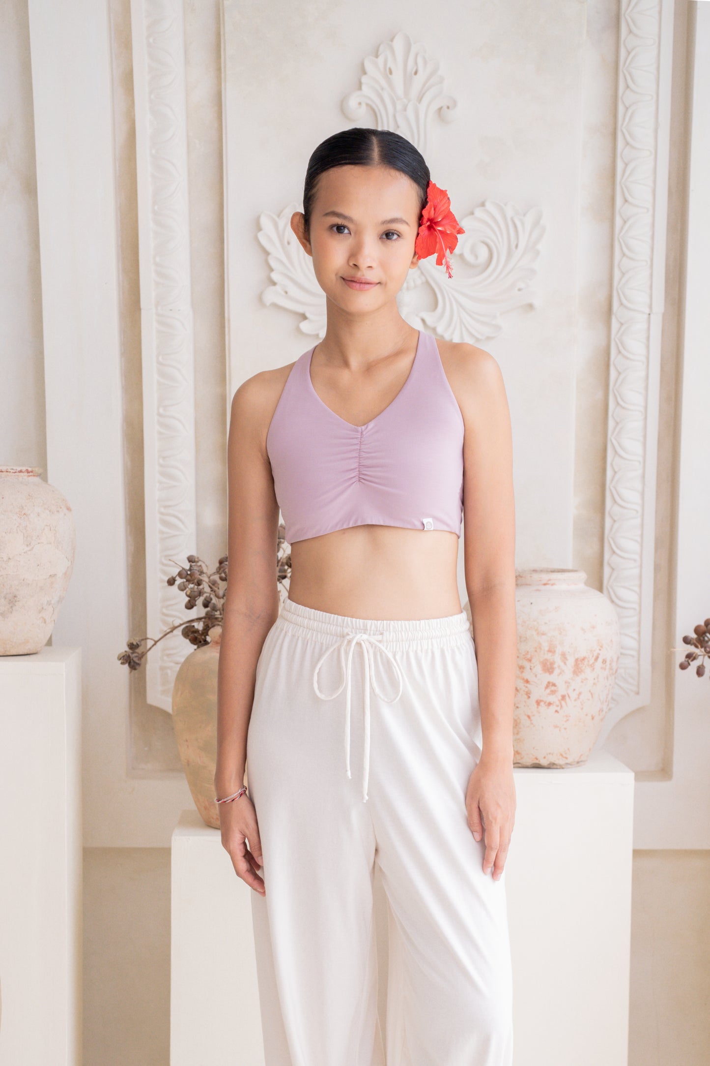 Lalita Cross Back Top - Mauve