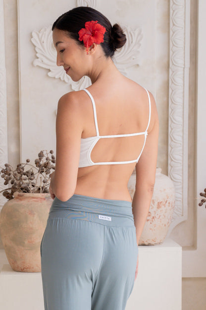 Tara Ribbed Top - Crème