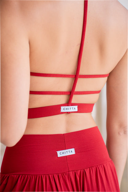 Kaya Strapline Top - Wild Rose