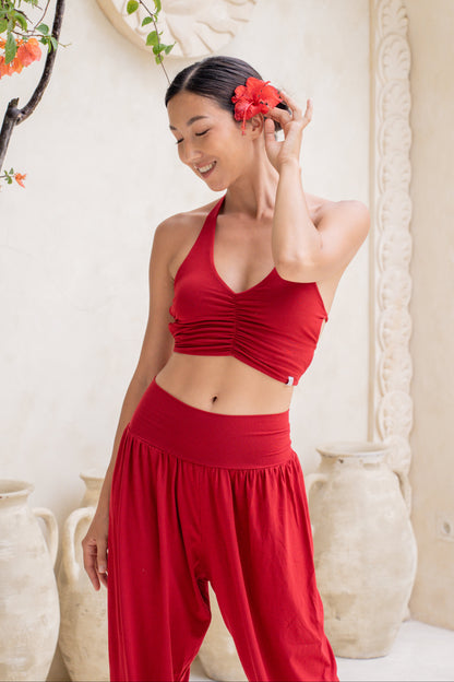 Kaya Strapline Top - Wild Rose